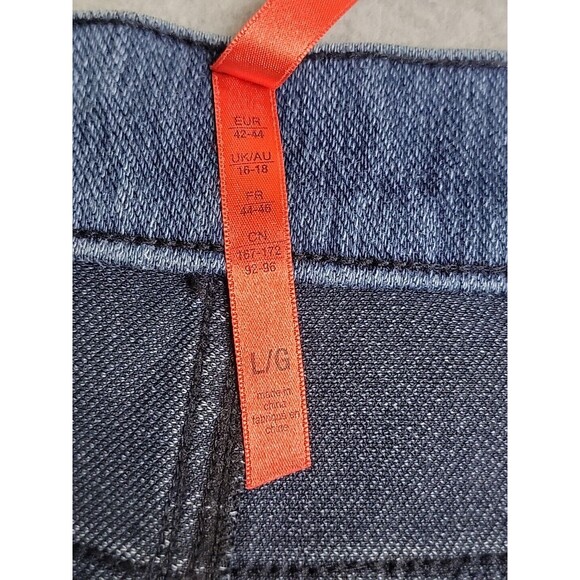 Spanx Jeans Womens Large 30x29 Skinny Mid Rise Light Blue Stretch Modern City - Picture 11 of 15